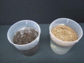 Testing if the growing mix was delivered too dry Testing if the growing mix was delivered too dry
